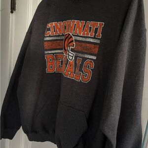 NFL Cincinnati Bengals Black & Orange Pullover Hoodie